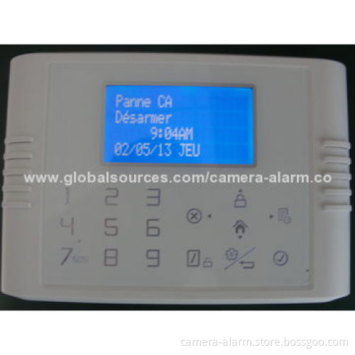 Intelligent PSTN Keypad GSM Alarm System, English/French/German/Spain/Italian/Dutch Menu Display